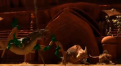 The Geonosis monsters at the execution.