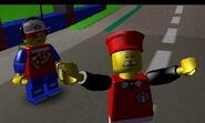 Infomaniac with Pepper Roni in LEGO Island 2