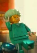 Appearance in The LEGO Movie, but it appears as a male instead of a female.