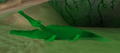 A crocodile in LEGO Racers