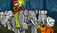 Chaiku's likely appearance in Babloo's elephant herd in Episode 04