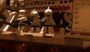 Clone Troopers firing at Battle Droids.