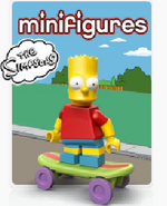 LEGO.com logo featuring Bart Simpson.