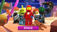 Locust and other Space heroes in LEGO Legacy: Heroes Unboxed