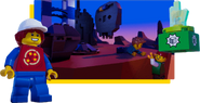 The "Pizzaboy" in the LEGO Microgame