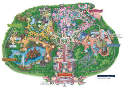 Image de la carte Parc Disneyland - Disneyland Paris