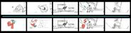 Planche de storyboard.