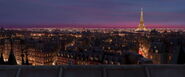 Vue sur Paris le soir (Ratatouille)