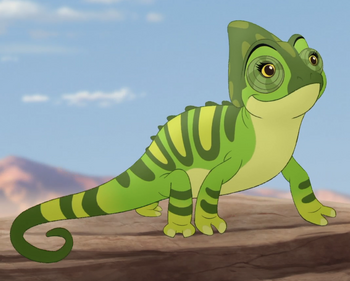 The Lion Guard (Flap-necked chameleon)