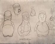 Fat Elmer model sheet