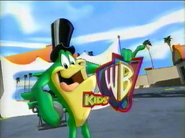 Next to the Kids' WB logo