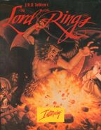 The Balrog of Moria, portrayed on the cover of the game "J.R.R. Tolkien's The Lord of the Rings, Vol. I".