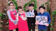 Nozomi made many guest appearances on Macross Modeler showing off the latest Macross merchandise.