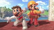 Two Mario alternate costumes