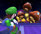 Défi À bas les Goombas avec Luigi