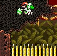 Spikes in Super Mario World 2: Yoshi's Island.