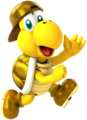 Artwork of Gold Koopa (Freerunning) from Mario Kart Tour