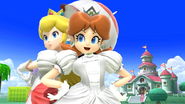 Princess Daisy and Princess Peach's alternate costumes