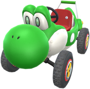 The Turbo Yoshi's appearance in Mario Kart Tour.