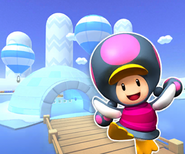 RMX Vanilla Lake 2 icon featuring Penguin Toadette!