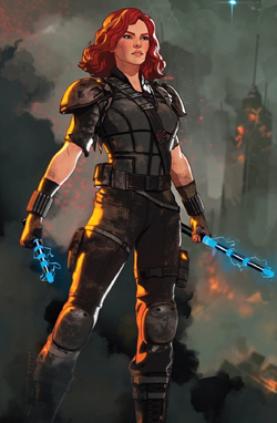 Post-Apocalyptic Black Widow