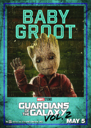 Groot GOTG2 Poster