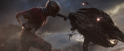 Ant-Man punches Leviathan