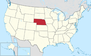 Map of Nebraska