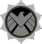 The badge worn by members of the Security force at the Triskelion.