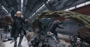 Groot punching HellSpawn