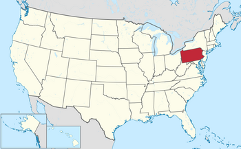 Map of Pennsylvania