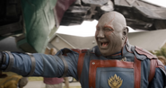 Drax laughs