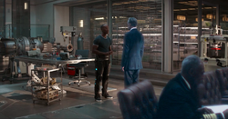 Rhodey confronts Ross