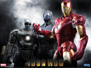 Iron Man's first three suits.