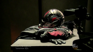 BTS Look at the Ant-Man suit.