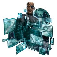 Nick Fury Avengers promo.