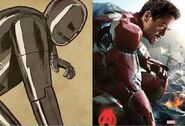 Iron Man-comic comparison