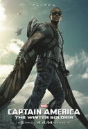 Captain America: The Winter Soldier poster featuring Falcon.