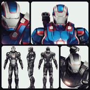 Iron Patriot and War Machine promo art.