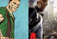 Nick Fury-comic comparison