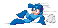 Mega Man (Sliding)