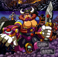 Soldier Stonekong in the Dreamwave comic.