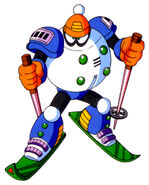 Blizzard Man's original Mega Man 6 artwork.