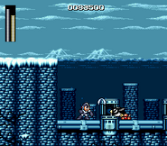 Ice Man's stage in Mega Man: The Wily Wars