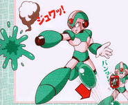 X using a Acid Burst in Mega Man X3