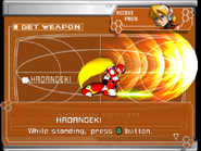 Zero demonstrating Hadangeki in Mega Man X7.