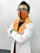 Eguchi with mask in 2021.