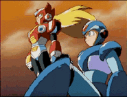 Zero's Buster in the ending of Mega Man X3.