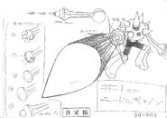 Needle Cannon design sheet.