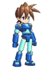 Mega Man Volnutt costume in Breath of Fire 6